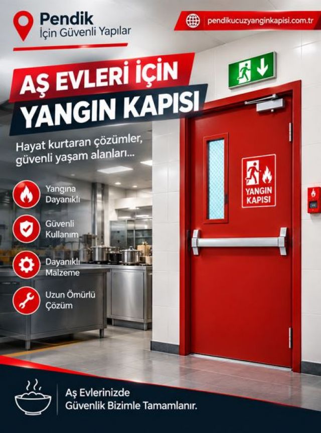 Aş Evleri İçin Yangın Kapısı | Pendik Yangın Kapısı